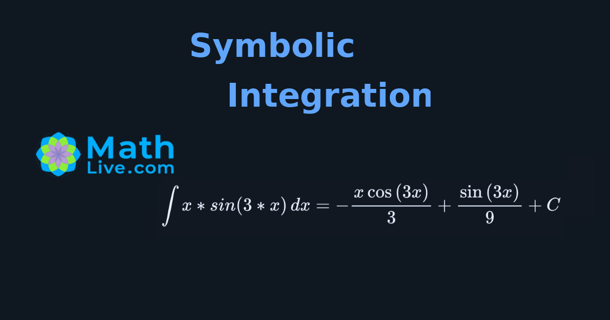 Symbolic Integration preview